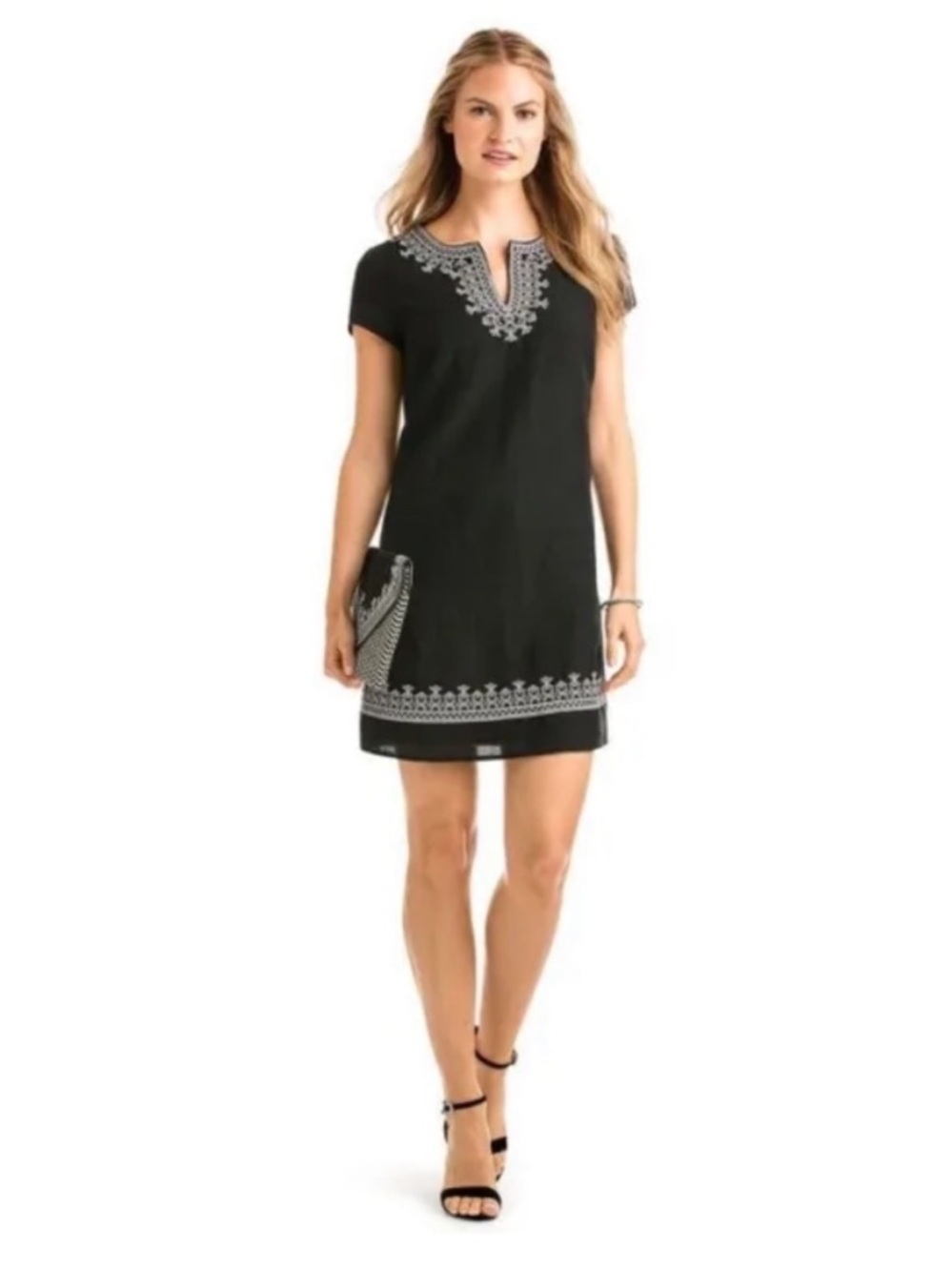 Vineyard Vines Black Linen Dress